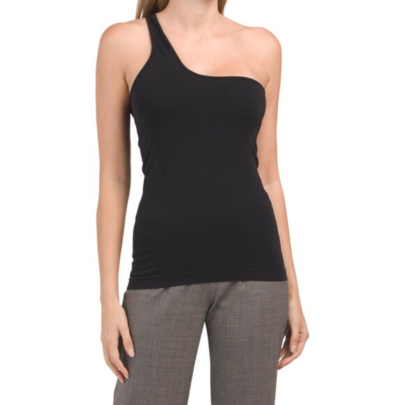 HELMUT LANG Black Cut Out Seamless Tank Top - Picture 1 of 2
